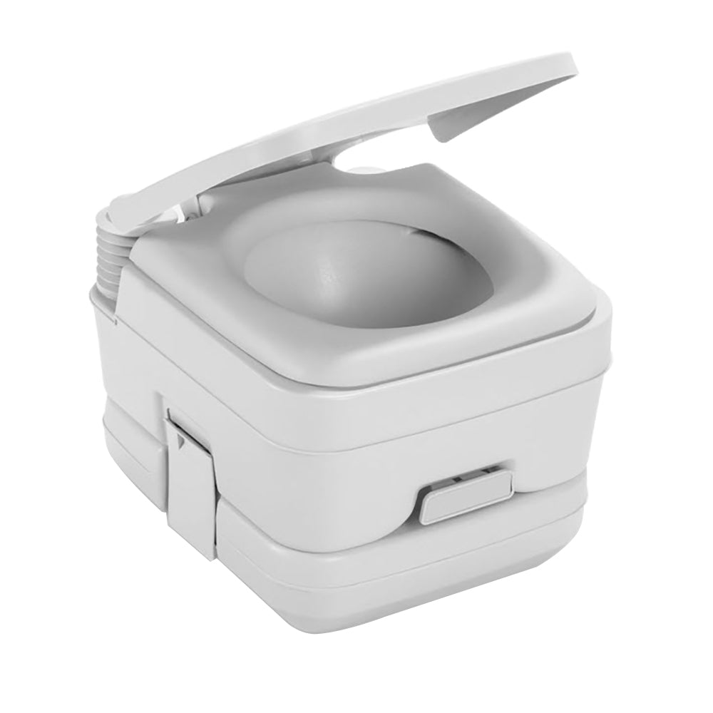 Dometic 964 Portable Toilet w/Mounting Brackets - 2.5 Gallon - Platinum - 311096406 - Anchor Express