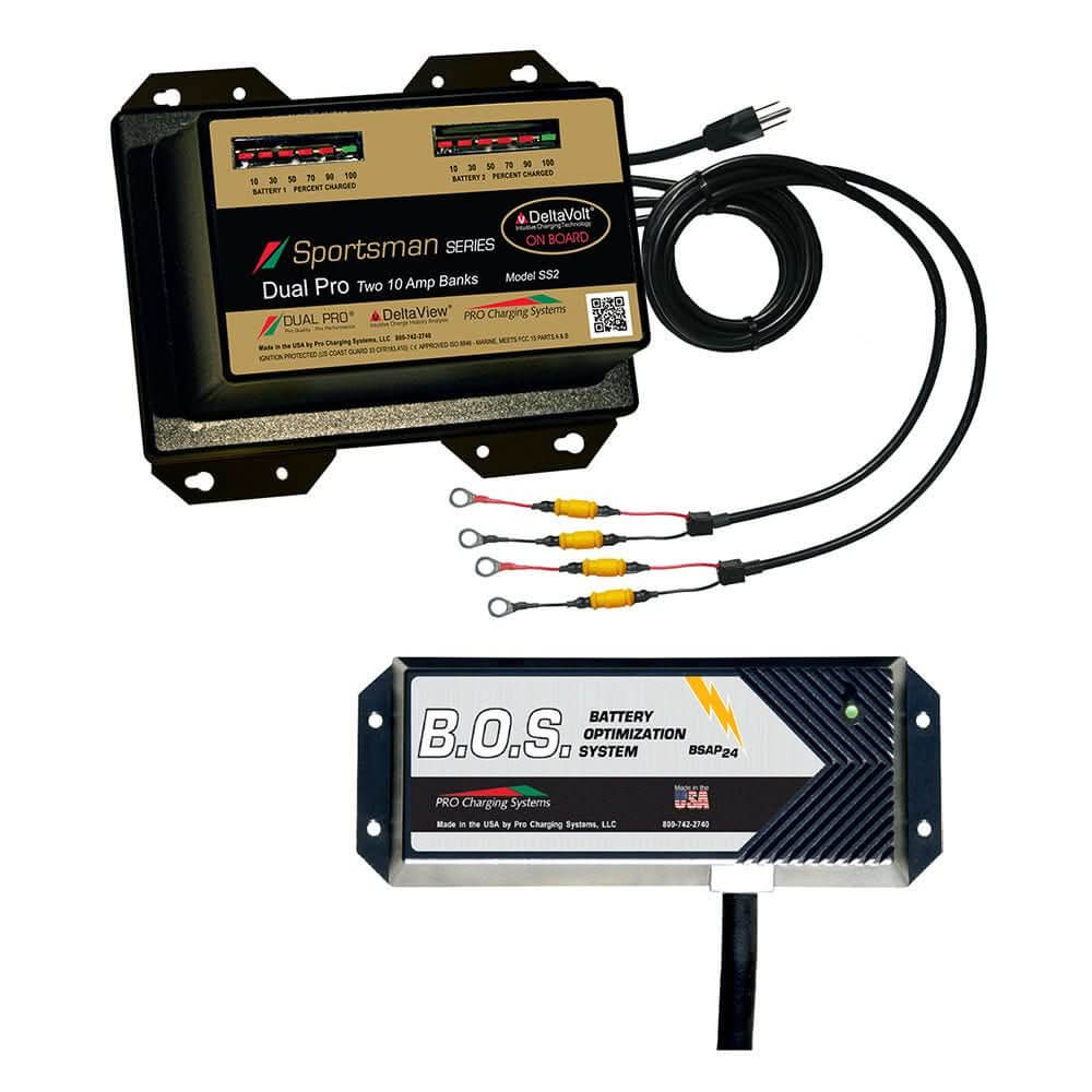 Dual Pro SS2 2 Bank Battery Charger w/2 Bank B.O.S. - Anchor Express