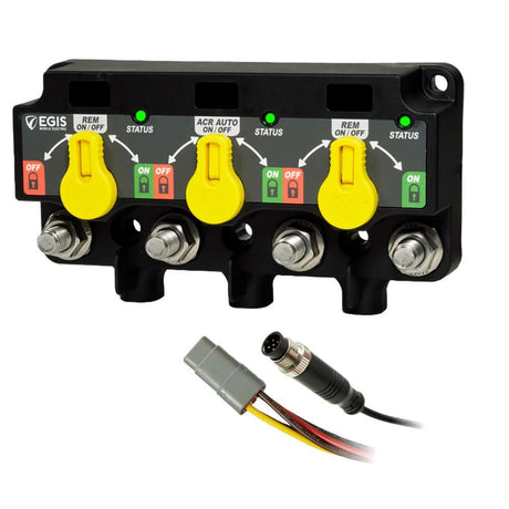 Egis Mobile Electric Triple XD NMEA 2000 Relay/ACR with Knobs – 12 Position Digital Toggle - 9831 - 2535 - Anchor Express