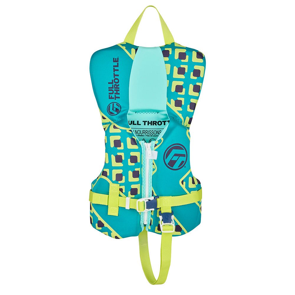 Full Throttle Infant Rapid Dry Life Jacket - Aqua - 142100 - 505 - 000 - 26 - Anchor Express