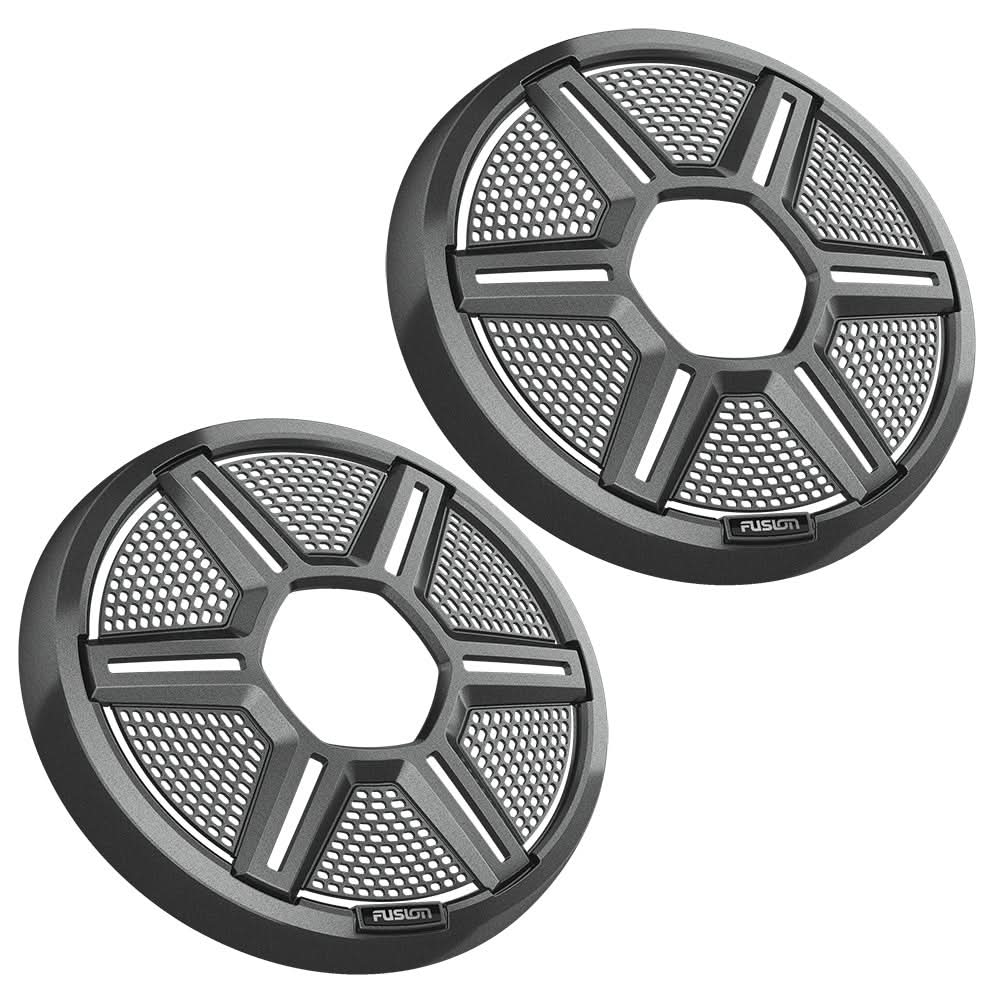 Fusion Apollo™ 7.7" Shielded Grey Speaker Grilles (Pair) - Anchor Express