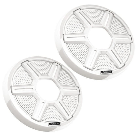 Fusion Apollo™ 7.7" Shielded White Speaker Grilles (Pair) - Anchor Express