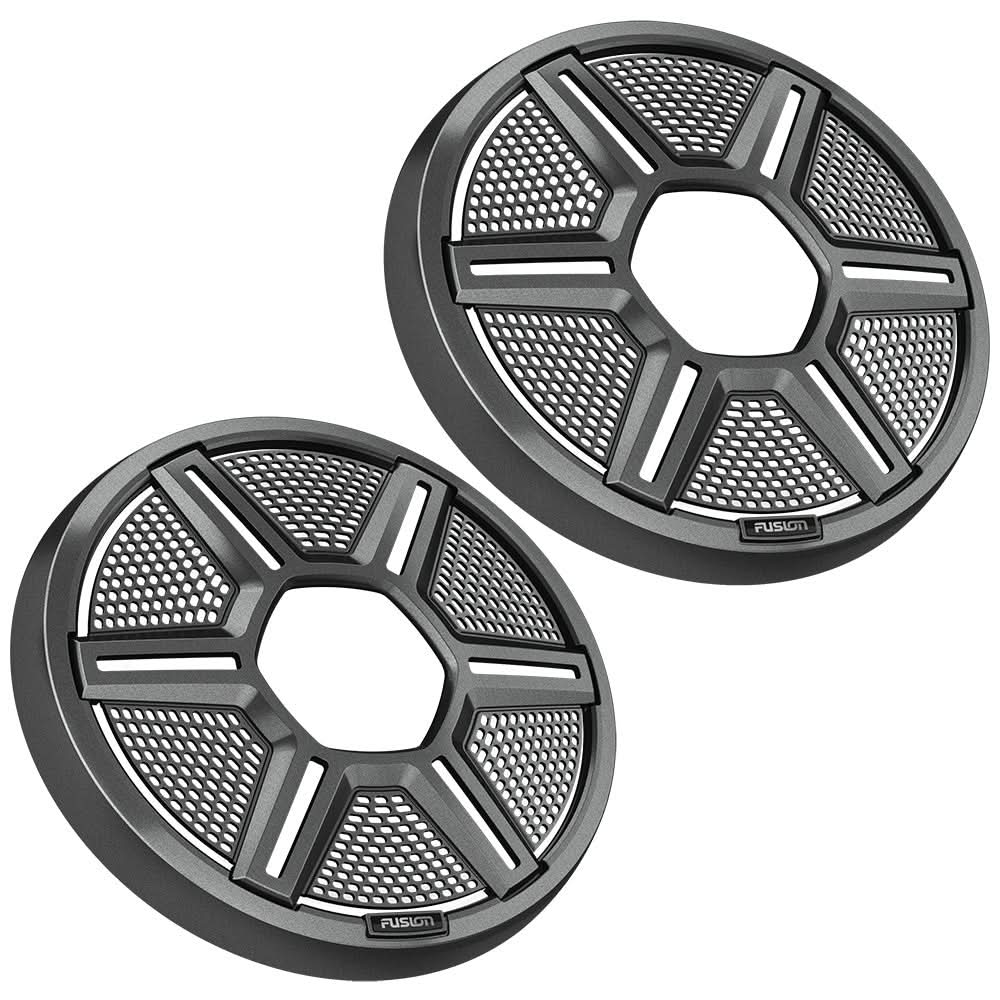 Fusion Apollo™ 8.8" Shielded Grey Speaker Grilles (Pair) - Anchor Express