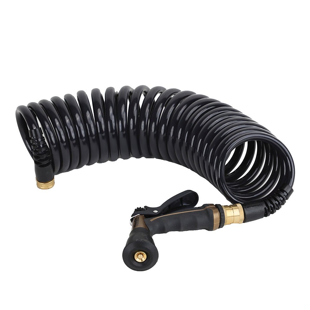 HoseCoil Commercial Pilot PRO 20' Hose Kit with Boat Bumper Metal Body Nozzle - CPP2501K - Anchor Express