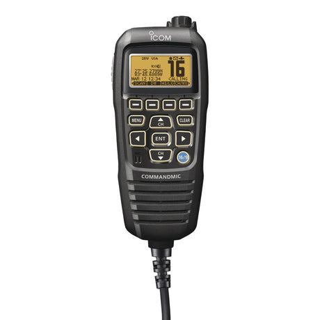 Icom HM195 CommandMic IV w/Yellow BlackLit LCD - Black - HM195B 41 EXP - Anchor Express