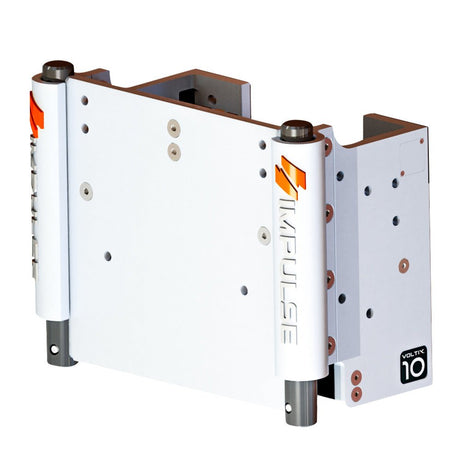 IMPULSE XL 10" Set Back Electric Jack Plate w/Standard Control - White Cerakote - 75073 - W - Anchor Express