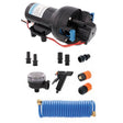 Jabsco HotShot HD5 Heavy Duty Washdown Pump Kit w/25' HoseCoil - 12V - 5GPM - 70PS - IP501J - 119N - 4A - Anchor Express