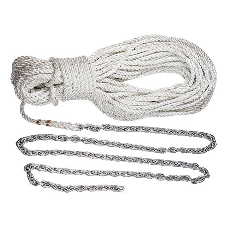 Lewmar Anchor Rode 15’ 5/16” G4 Chain w/150’ 5/8” Rope w/Shackle - HM15H150PX - Anchor Express