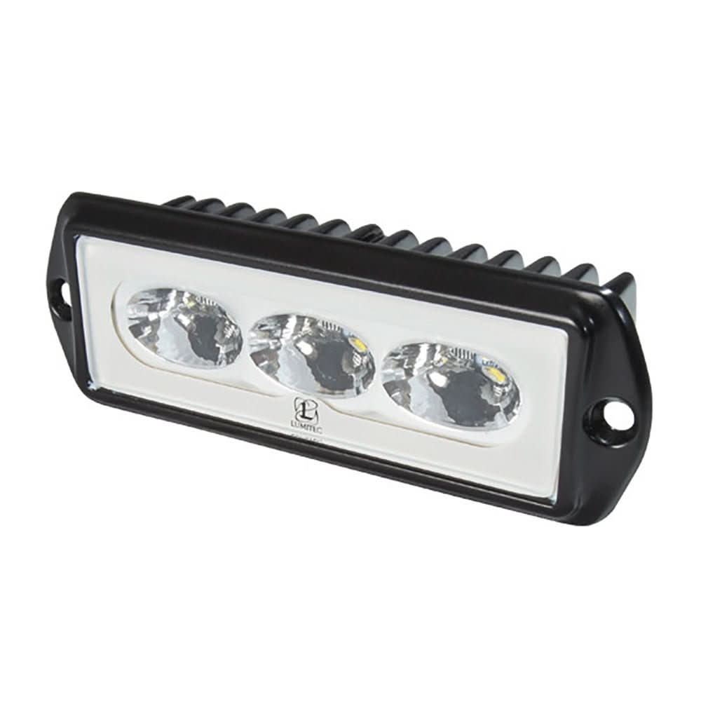 Lumitec CapriLT Flush Mount LED Flood Light - White Non - Dimming with Black Housing - 101289 - Anchor Express