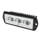 Lumitec CapriLT Flush Mount LED Flood Light - White Non - Dimming with Black Housing - 101289 - Anchor Express