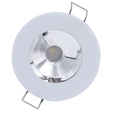 Lumitec Illusion Flush Mount LED Down Light - Spectrum RGBW - Cool White - White Housing - Chrome Reflector - Anchor Express
