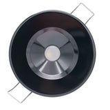 Lumitec Illusion Flush Mount LED Down Light - Warm White - Dimming - Black Housing - Anchor Express