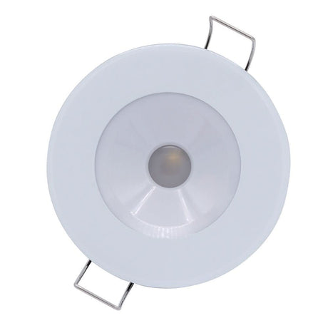 Lumitec Illusion Flush Mount LED Down Light - Warm White - Dimming - White Housing - Anchor Express