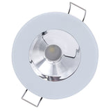 Lumitec Illusion Flush Mount LED Down Light - Warm White - Dimming - White Housing - Chrome Reflector - Anchor Express