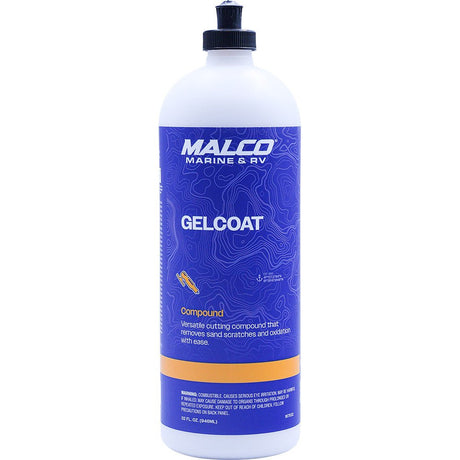 Malco Gel Coat Compound 32oz for Marine and Industrial Polishing - 167532 - Anchor Express