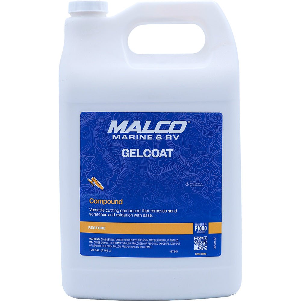 Malco Gel Coat Compound Part 167501 - 1 Gallon for Marine & Industrial Use - 167501 - Anchor Express