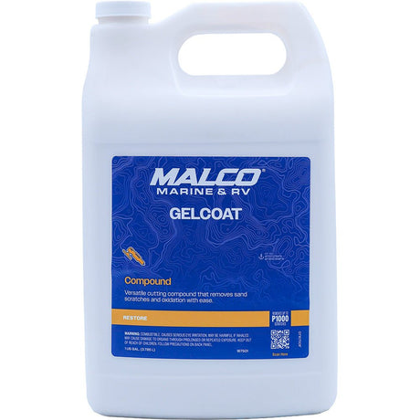 Malco Gel Coat Compound Part 167501 - 1 Gallon for Marine & Industrial Use - 167501 - Anchor Express