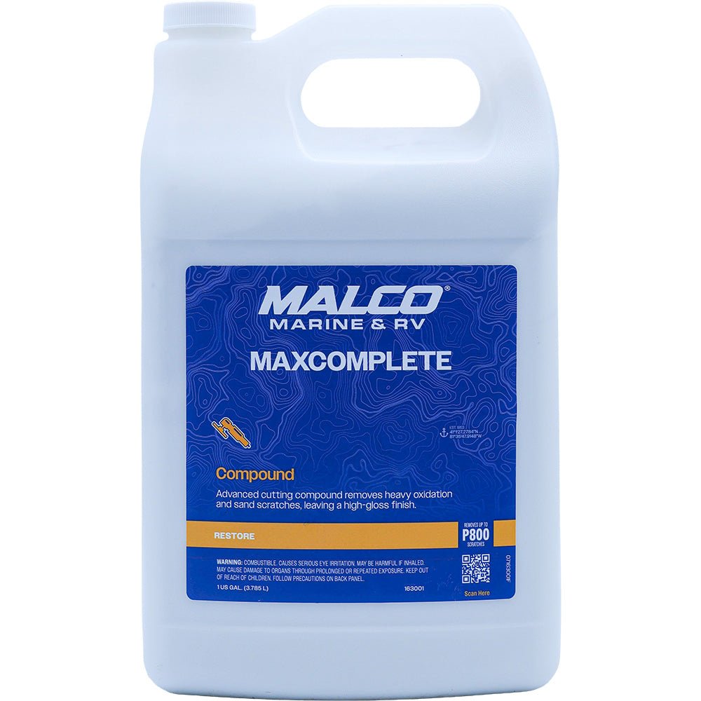 Malco MaxComplete Compound 1 Gallon for Marine & Industrial Use - 163001 - Anchor Express