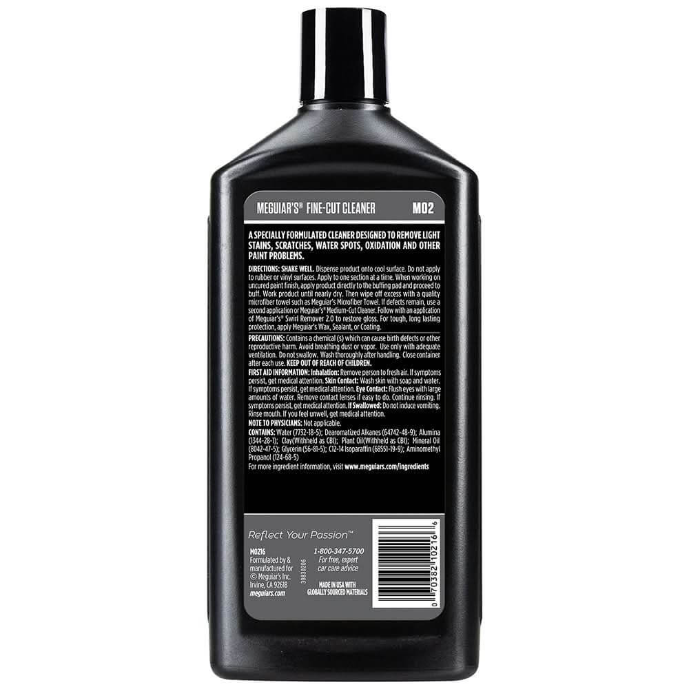 Meguiar's Fine - Cut Cleaner 16oz - Professional Surface Defect Removal and Paint Restoration - M0216 - Anchor Express