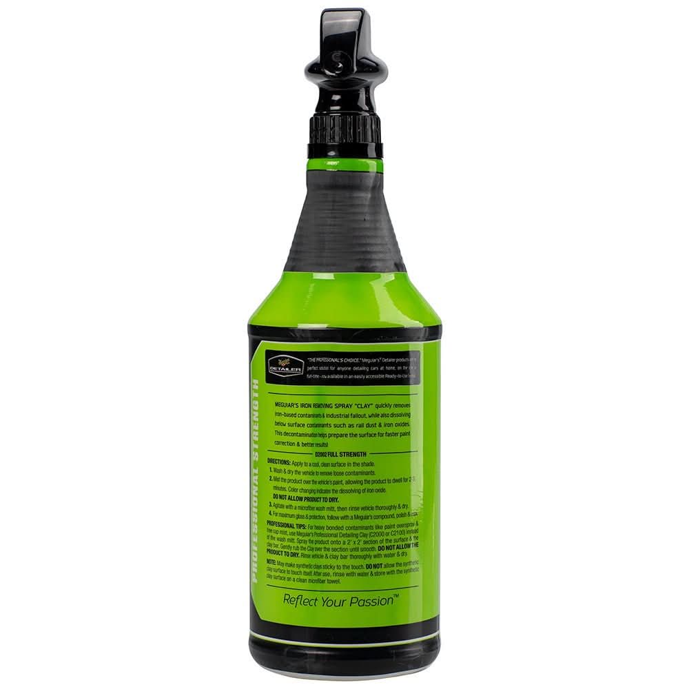 Meguiar's Iron Removing Spray Clay 32oz * Effective Automotive Contaminant Removal - DRTU200232 - Anchor Express