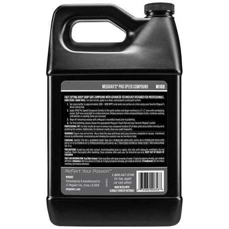 Meguiar's Pro Speed Compound - 1 Gallon for Professional Detailing and Body Shops - M10001 - Anchor Express