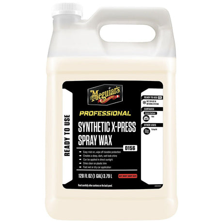 Meguiar's Synthetic X - Press Spray Wax - 1 Gallon for Deep Gloss and Durable Protection - D15601 - Anchor Express