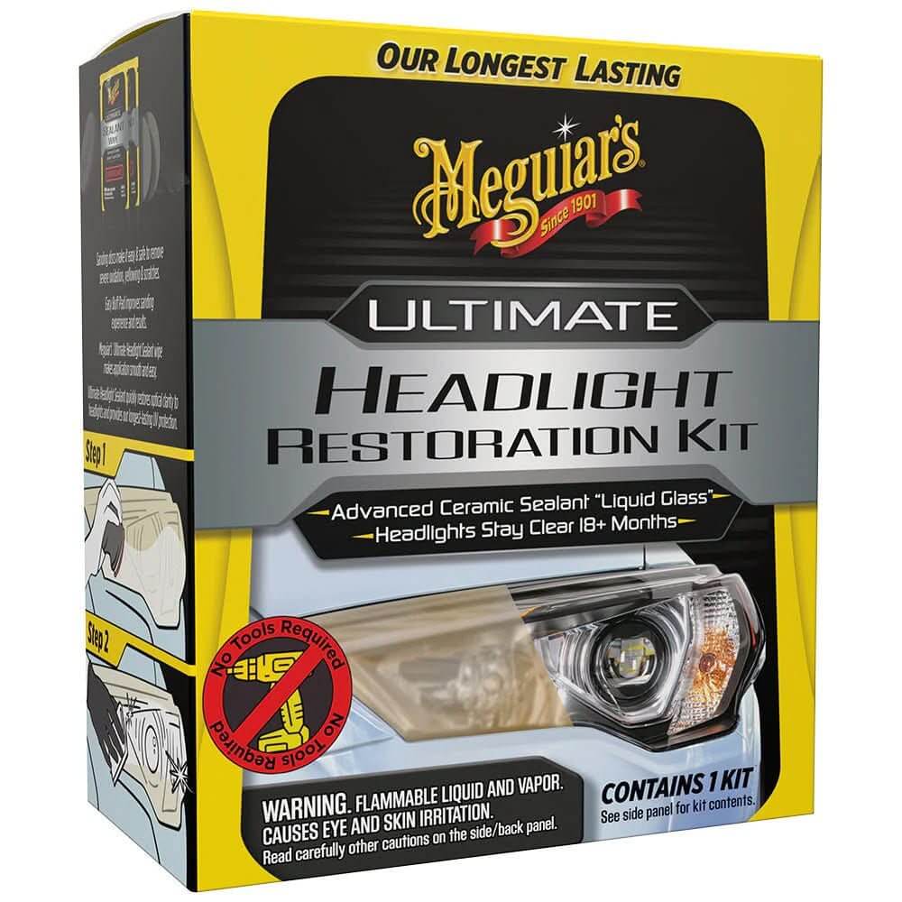 Meguiar's Ultimate Headlight Restoration Kit G2990SRP for Clear, Protected Headlights - G2990SRP - Anchor Express