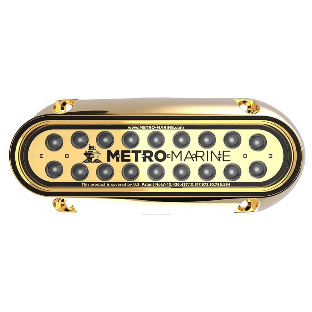 Metro Marine High - Output Elongated Underwater Light w/Intelligent Monochromatic LED's - Aqua, 90° Beam - F - BME1 - H - A3 - 90 - Anchor Express