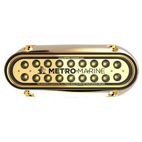 Metro Marine High - Output Elongated Underwater Light w/Intelligent Monochromatic LED's - White, 45° Beam - F - BME1 - H - W3 - 45 - Anchor Express