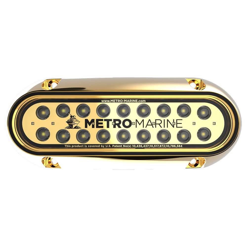 Metro Marine High - Output Elongated Underwater Light w/Intelligent Monochromatic LED's - White, 90° Beam - F - BME1 - H - W3 - 90 - Anchor Express