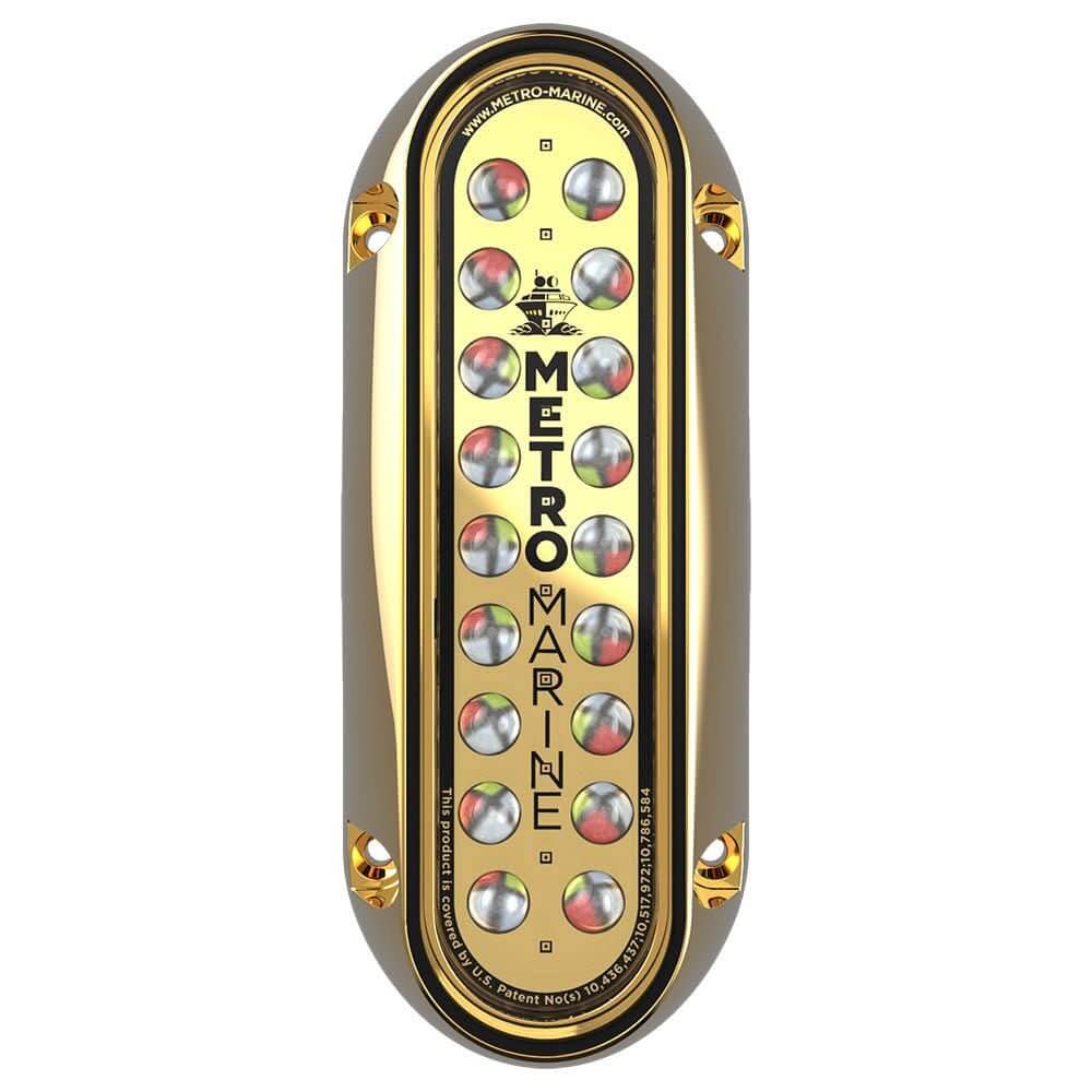 Metro Marine High - Output Elongated Vertical Mount Light w/Intelligent Full Spectrum LED's - RGBW, 45° Beam - F - BME1 - V - FS - 45 - Anchor Express