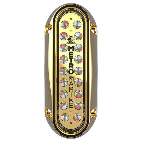 Metro Marine High - Output Elongated Vertical Mount Light w/Intelligent Full Spectrum LED's - RGBW, 45° Beam - F - BME1 - V - FS - 45 - Anchor Express
