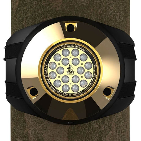 Metro Marine High - Output Piling Mount Underwater Light w/Intelligent Monochromatic LED's - Aqua, 45° Beam - F - PMR1 - A3 - 45 - Anchor Express