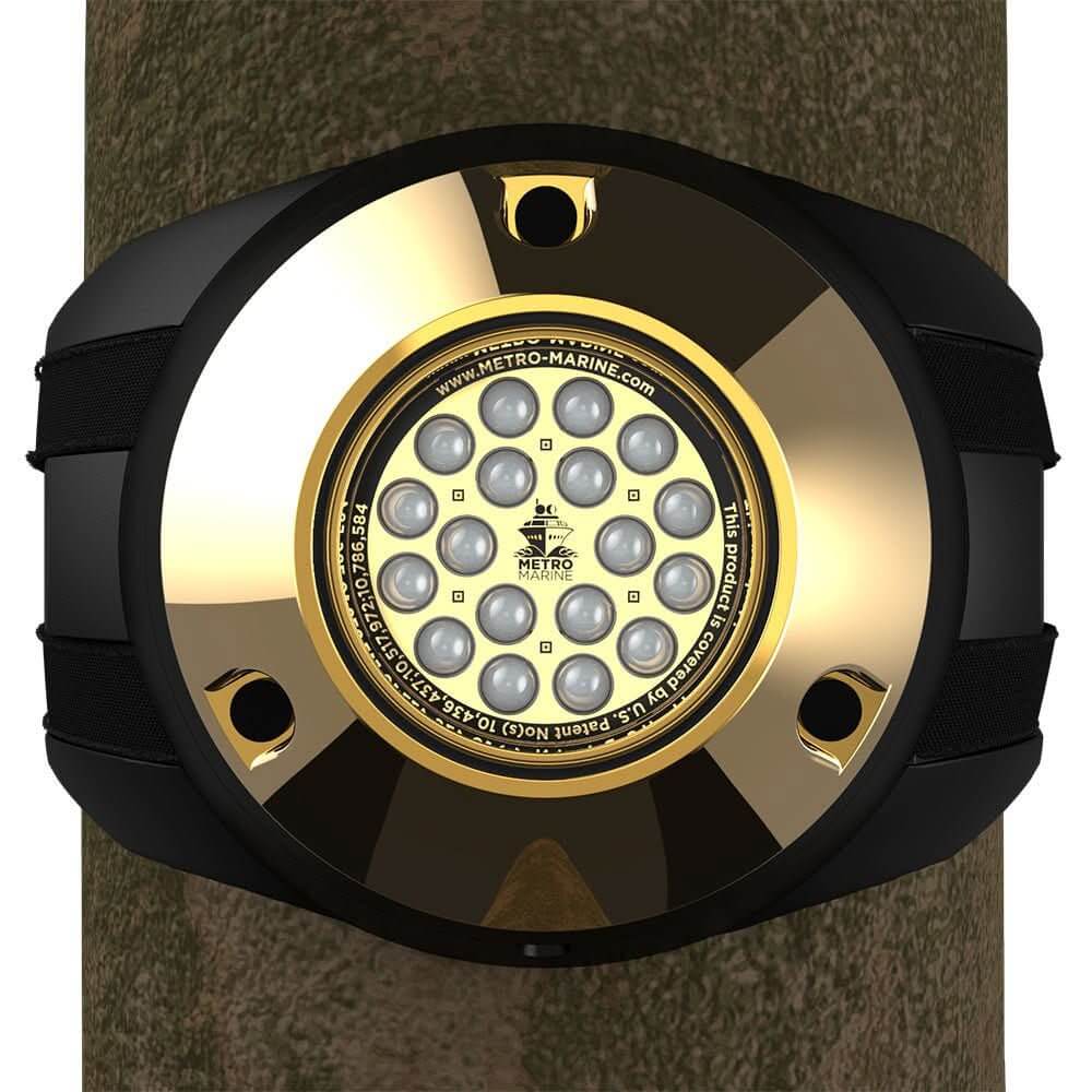 Metro Marine High - Output Piling Mount Underwater Light w/Intelligent Monochromatic LED's - Blue, 45° Beam - F - PMR1 - B3 - 45 - Anchor Express