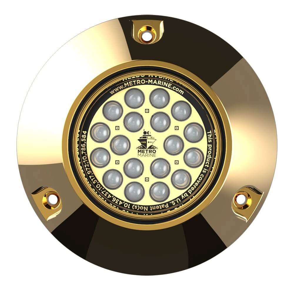 Metro Marine High - Output Submersible Underwater Light w/Intelligent Monochromatic LED's - Blue, 45° Beam - F - BMR1 - B3 - 45 - Anchor Express