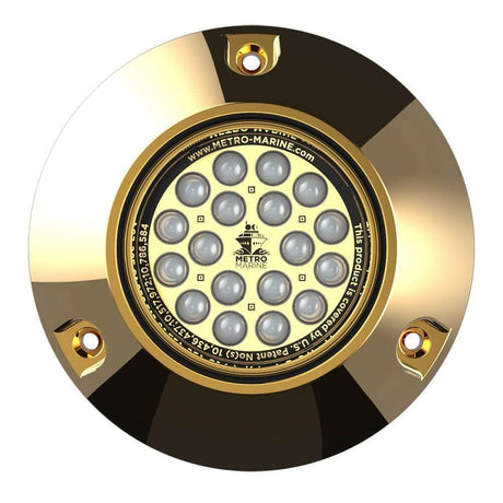 Metro Marine High - Output Submersible Underwater Light w/Intelligent Monochromatic LED's - Blue, 45° Beam - F - BMR1 - B3 - 45 - Anchor Express