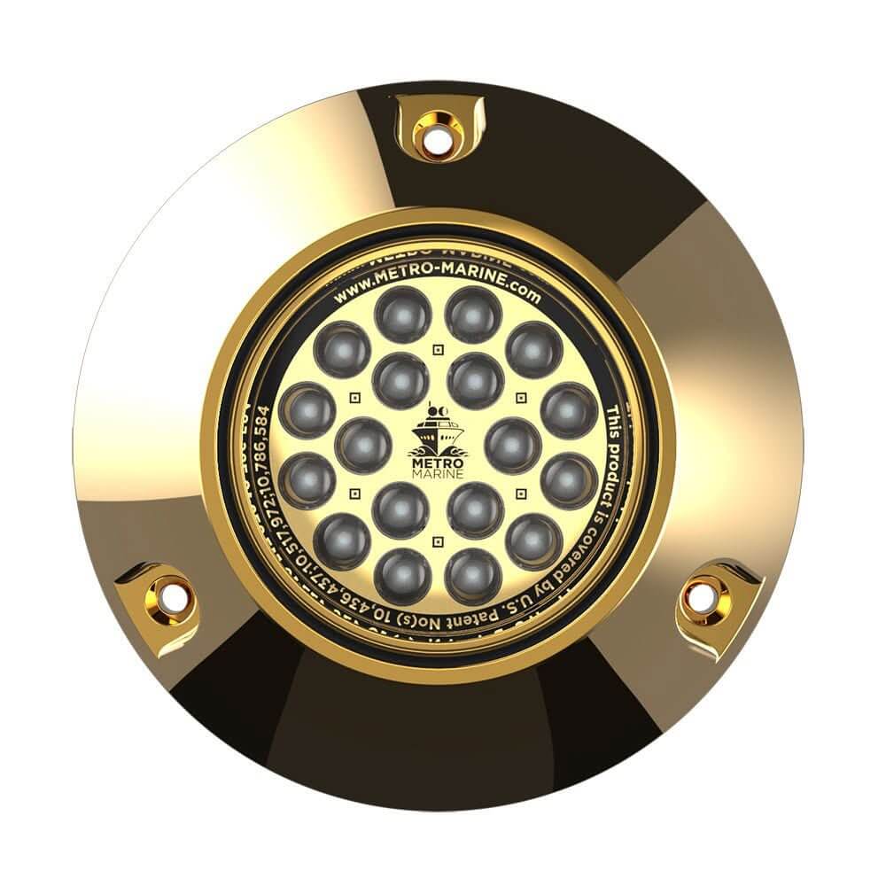 Metro Marine High - Output Submersible Underwater Light w/Intelligent Monochromatic LED's - Green, 90° Beam - F - BMR1 - G3 - 90 - Anchor Express