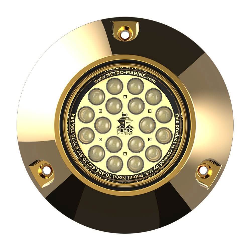 Metro Marine High - Output Submersible Underwater Light w/Intelligent Monochromatic LED's - White, 45° Beam - F - BMR1 - W3 - 45 - Anchor Express