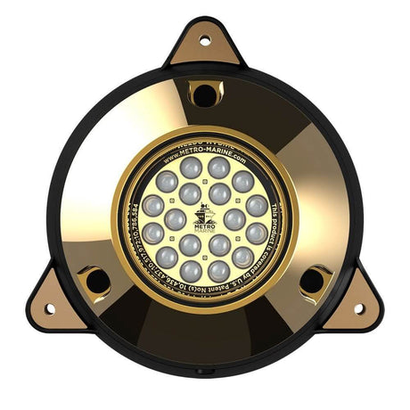 Metro Marine High - Output Surface Mount Underwater Light w/Intelligent Monochromatic LED's - Green, 90° Beam - F - SMR1 - G3 - 90 - Anchor Express