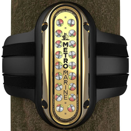 Metro Marine High - Output Vertical Piling Mount Light w/Intelligent Full Spectrum LED's - RGBW, 45° Beam - F - PME1 - V - FS - 45 - Anchor Express