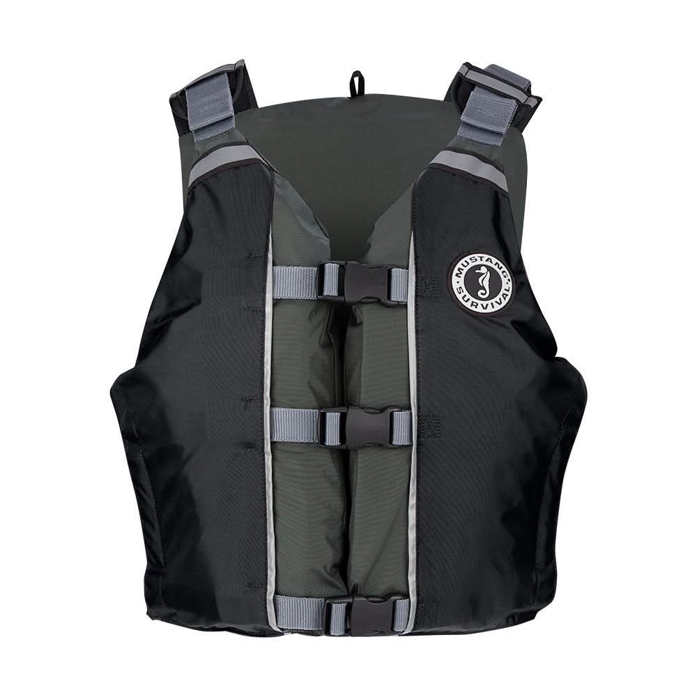 Mustang APF Foam Vest - Universal - Black/Grey - Anchor Express