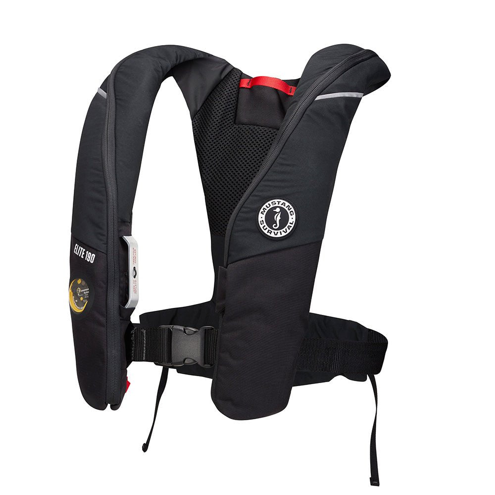 Mustang Elite 190 Offshore Inflatable PFD - Black - MD3170 - 13 - 0 - Anchor Express