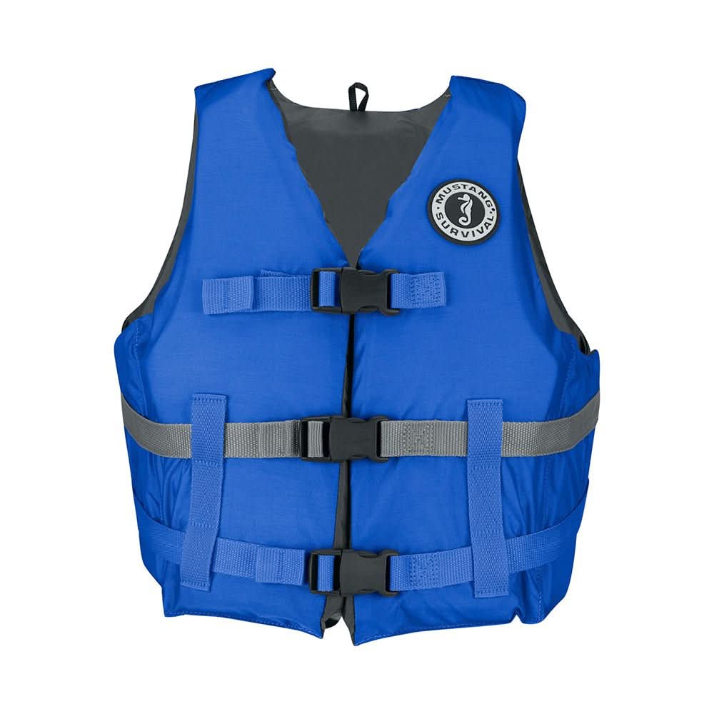 Mustang Livery Foam Vest - XL/XXL - Blue - MV7010 - 131 - XL/XXL - Anchor Express