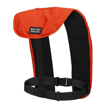 Mustang MIT 100 Inflatable PFD - Orange/Black - Anchor Express