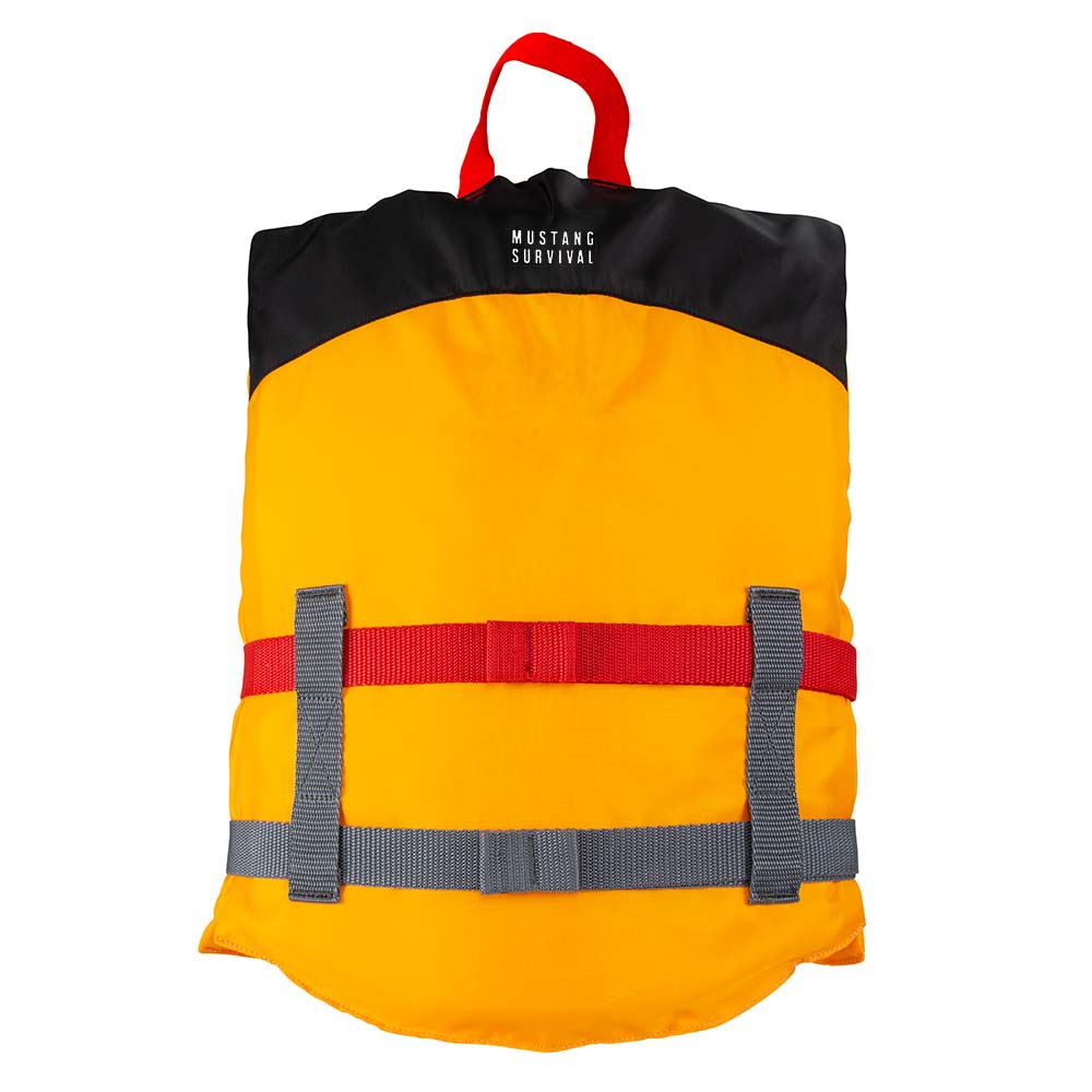 Mustang Youth Livery Foam Vest - Mango/Black - MV230002 - 203 - 0 - Anchor Express