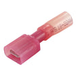 Pacer 22 - 18 AWG Fully - Insulated Male Disconnect Terminal - Red - 25 Pack - Anchor Express