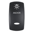 Pacer Actuator - 'ANCHOR' f/V Series Contura Switches - Black - Laser Etched (Top/Bottom Light) - Anchor Express