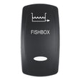 Pacer Actuator - 'FISHBOX' f/V Series Contura Switches - Black - Laser Etched (Top/Bottom Light) - Anchor Express