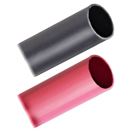 Pacer Battery Cable Heavy Wall Heat Shrink Tubing - 1" x 3" - Black/Red (2 - Pieces Combo Pack) - Anchor Express