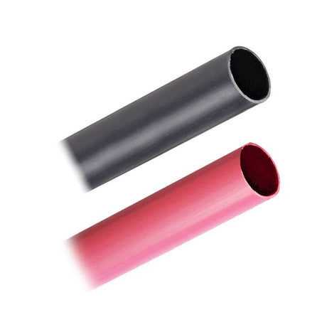 Pacer Battery Cable Heavy Wall Heat Shrink Tubing - 3/4" x 3" - Black/Red (2 - Pieces Combo Pack) - Anchor Express